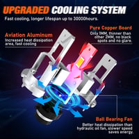 OPP ULITE D2S LED fényszóró izzó 6000K 9000LM 1:1 HID csere Plug and Play ballaszt kompatibilis 2 db 6