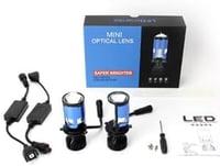 OPP ULITE H4 LED fényszóró izzó 9003 bal kormányos mini projektor lencse 70W 6000K 4