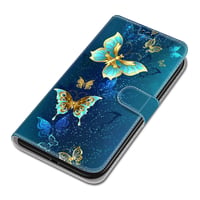 Magnetické kožené puzdro na Oppo A54/A74/A93 5G s motýlím vzorom – prémiová ochrana 3