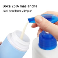 Súprava cestovných fliaš Opret 100 ml, modrá, sada cestovných fľaštičiek na kozmetiku 5