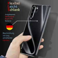 Priehľadný silikónový kryt Oprimio pre Huawei P30 Pro, 100 % číry, ultra tenký, nemecký materiál, transparentné puzdro na telefón 2