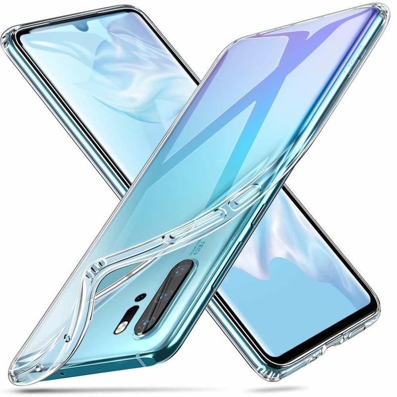 Priehľadný silikónový kryt Oprimio pre Huawei P30 Pro, 100 % číry, ultra tenký, nemecký materiál, transparentné puzdro na telefón
