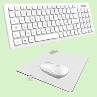 OPTIMUM WAY Wireless Billentyűzet Egér Pad Szett 2.4GHz USB Fehér 1