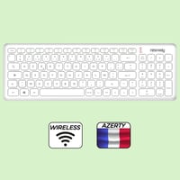 OPTIMUM WAY Wireless Billentyűzet Egér Pad Szett 2.4GHz USB Fehér 2