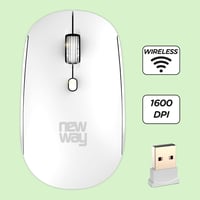 OPTIMUM WAY Wireless Billentyűzet Egér Pad Szett 2.4GHz USB Fehér 3