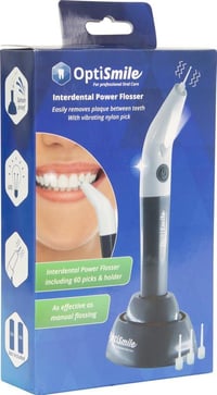 OptiSmile Interdental Power Flosser Automata Fogápoló 60 Nylon Fejjel 5
