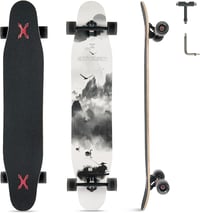 Opurtdor 118 cm Longboard Skateboard Cruiser Maple Fa Kezdőknek Felnőtteknek 8