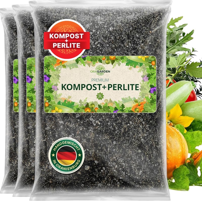 ORAGARDEN 9L Komposztföld Perlit Keverékkel Növényekhez és Kerthez