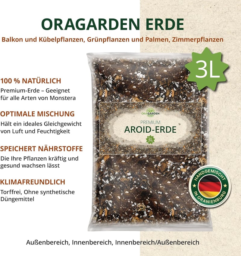 ORAGARDEN Aroid Mix Talaj 3L - Szobanövények és Kerti Növények Táptalaja