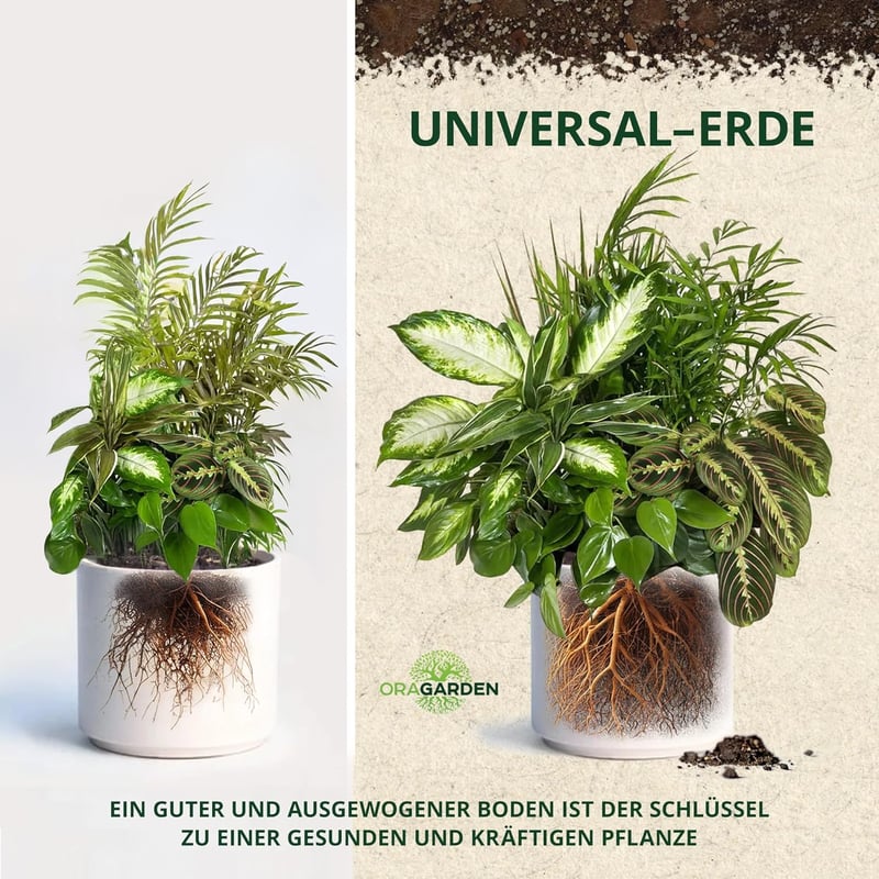 ORAGARDEN Univerzális Növénytalaj 3L - Szobanövények, Virágok, Pálmák Talaja