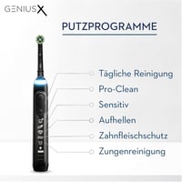Oral-B Genius X elektromos fogkefe, 6 tisztítási móddal - fekete 6