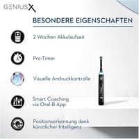 Oral-B Genius X elektromos fogkefe, 6 tisztítási móddal - fekete 3
