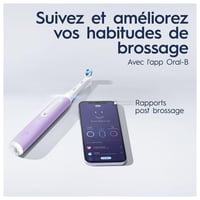 Periuță de dinți electrică Oral-B iO 4 Violet - Senzor de presiune, cap de periaj de rezervă, încărcător și etui de călătorie 4