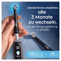 Set 8 Rezerve Periuță de Dinți Oral-B iO Radiant White Negru - Capete de Schimb pentru Periuță Electrică 5