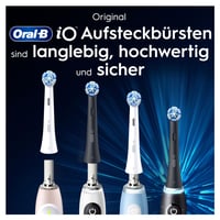 Set 8 Rezerve Periuță de Dinți Oral-B iO Radiant White Negru - Capete de Schimb pentru Periuță Electrică 8