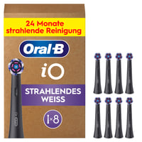 Set 8 Rezerve Periuță de Dinți Oral-B iO Radiant White Negru - Capete de Schimb pentru Periuță Electrică 1