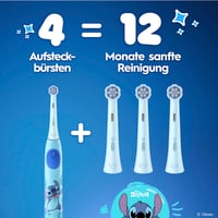 Rezervă periuță de dinți electrică Oral-B iO Kids 6+ Disney Stitch, Albastru, 2 bucăți 8