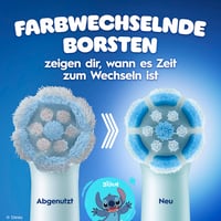 Rezervă periuță de dinți electrică Oral-B iO Kids 6+ Disney Stitch, Albastru, 2 bucăți 7