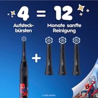 Náhradné hlavice Oral-B iO Kids 6+ Marvel Spider-Man – čierne, 4 ks, od 6 rokov 8