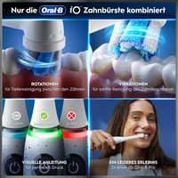 Elektrická zubná kefka Oral-B iO Series 10 – biela, pokročilá technológia čistenia, inteligentný senzor tlaku 6
