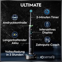 Elektrická zubná kefka Oral-B iO Series 10 – čierna, prémiová starostlivosť o zuby 4