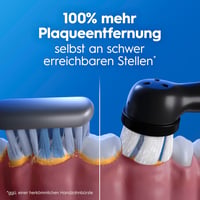 Električna četkica za zube Oral-B iO Series 2, 1 zamjenska glava, 3 načina rada, putna torbica, crna boja, Braun dizajn 4