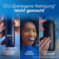 Električna četkica za zube Oral-B iO Series 2, 1 zamjenska glava, 3 načina rada, putna torbica, crna boja, Braun dizajn 10