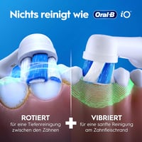 Električna četkica za zube Oral-B iO Series 2, 1 zamjenska glava, 3 načina rada, putna torbica, crna boja, Braun dizajn 6