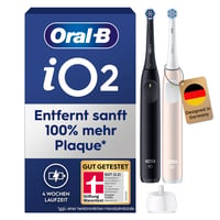 Elektrická zubná kefka Oral-B iO Series 2, balenie DUO, s 2 náhradnými hlavicami, 3 režimami čistenia, čierna/ružová 1