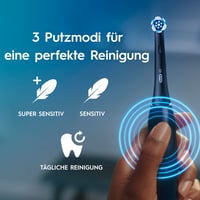 Elektrická zubná kefka Oral-B iO Series 2, balenie DUO, s 2 náhradnými hlavicami, 3 režimami čistenia, čierna/ružová 9