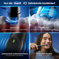 Elektrická zubná kefka Oral-B iO Series 2, balenie DUO, s 2 náhradnými hlavicami, 3 režimami čistenia, čierna/ružová 5