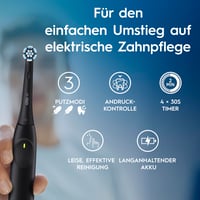 Elektrická zubná kefka Oral-B iO Series 2, balenie DUO, s 2 náhradnými hlavicami, 3 režimami čistenia, čierna/ružová 4