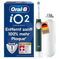 Periuță de dinți electrică Oral-B iO Series 2 Verde - 3 moduri de curățare, etui de călătorie, suport pentru capete de periaj, design Braun 1