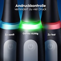 Periuță de dinți electrică Oral-B iO Series 3 - Culoare negru, tehnologie oscilator-rotativă, protecția gingiilor 4