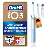 Elektrická zubná kefka Oral-B iO Series 3 – svetlomodrá, s rotačným pohybom a technológiou šetrnou k ďasnám 1
