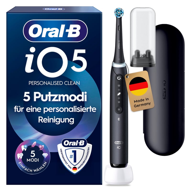 Periuță de dinți electrică Oral-B iO Series 5 - Culoare negru, tehnologie avansată de curățare