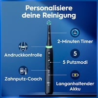 Periuță de dinți electrică Oral-B iO Series 5 - Culoare neagră, tehnologie avansată de curățare 4