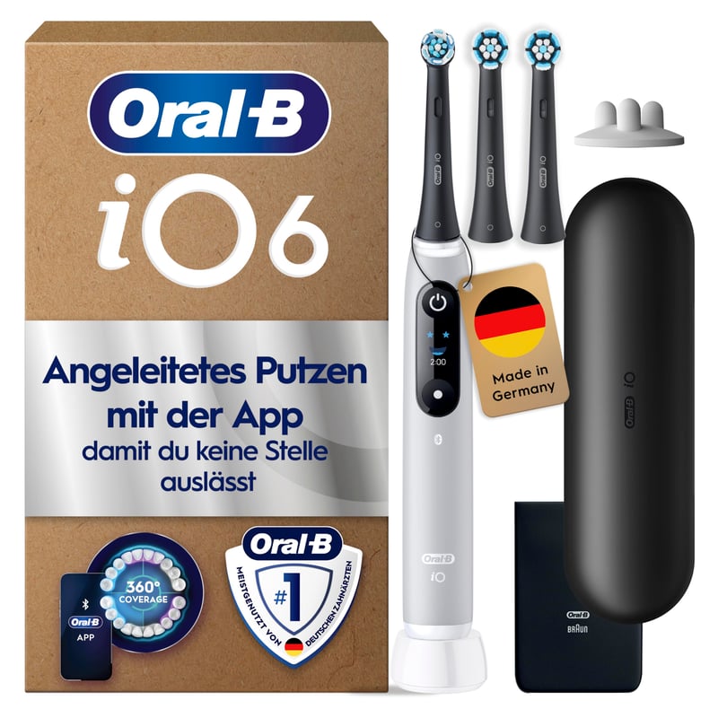 Elektrická zubná kefka Oral-B iO Series 6 – sivá