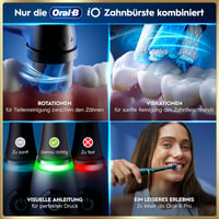 Periuță de dinți electrică Oral-B iO Series 9, peri cu mișcare individuală, cap de periaj rotund, negru 7