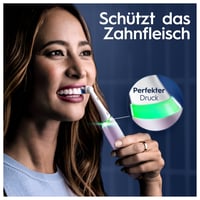 Periuță de dinți electrică Oral-B iO Series 9 Plus Edition, 3 rezerve, cu capăt pentru albire, etui magnetic, 7 moduri de curățare, design Braun, roz 3