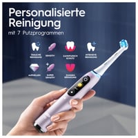 Periuță de dinți electrică Oral-B iO Series 9 Plus Edition, 3 rezerve, cu capăt pentru albire, etui magnetic, 7 moduri de curățare, design Braun, roz 4