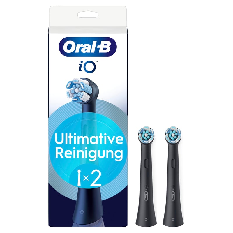 Rezerve periuță de dinți electrică Oral-B iO Ultimate Cleaning - Negru, 2 bucăți