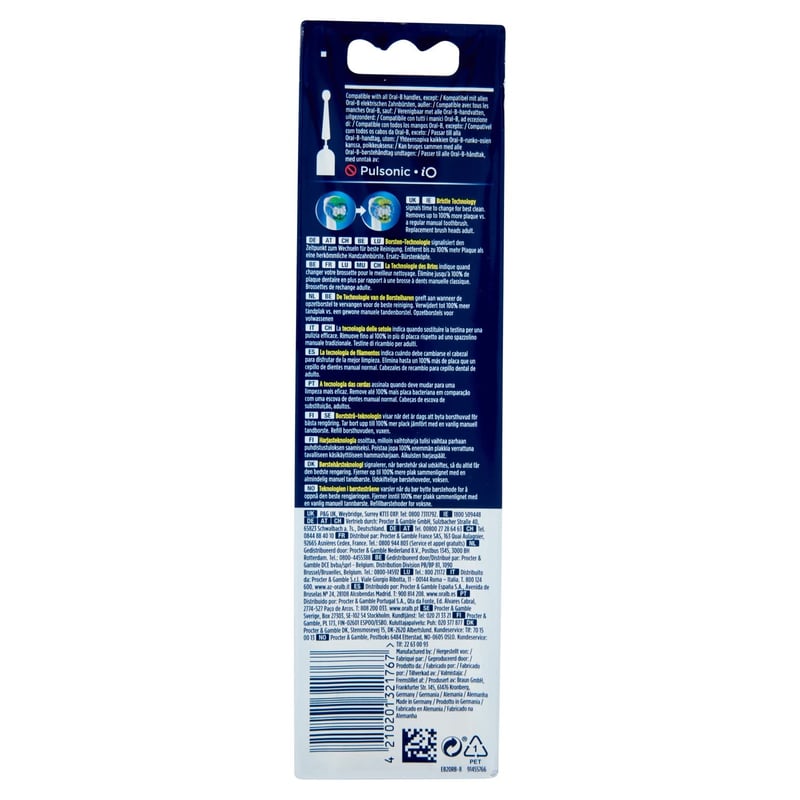 Oral-B Precision Clean elektromos fogkefe pótfej 8 db-os csomag CleanMaximizer technológiával - fehér, felnőtteknek