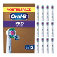Set rezerve periuță de dinți electrică Oral-B PRO 3DWhite, Alb, 12 buc. 1