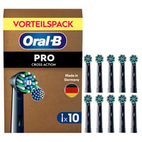 Rezerve periuță de dinți Oral-B PRO CrossAction, Negru, 10 bucăți, pentru periuțe electrice 1