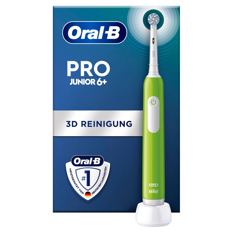 Periuță de dinți electrică pentru copii Oral-B Pro Junior - Verde