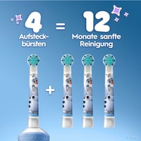 Rezerve periuță de dinți electrică Oral-B Pro Kids 3+ Disney Frozen, alb, 12 bucăți, pentru copii 7
