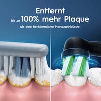 Oral-B Pro Series 1 Elektromos Fogkefe Fekete - 3 Tisztítási Mód, Nyomásérzékelő, Utazótok, Braun Design 5
