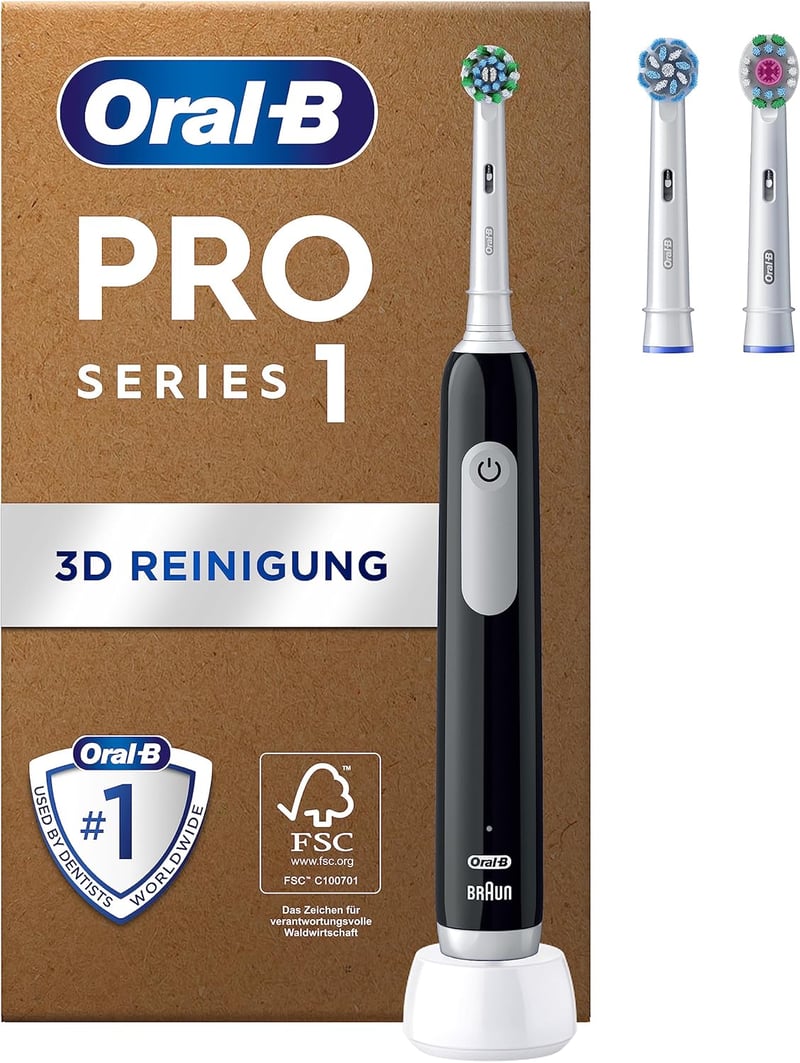 Oral-B Pro Series 1 Plus elektromos fogkefe 3 fejjel, 3 tisztítási móddal