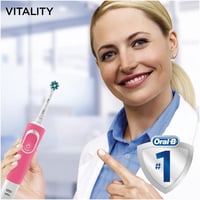 Oral-B Vitality 100 elektromos fogkefe fekete, 1 tisztítási program, időzítő 3
